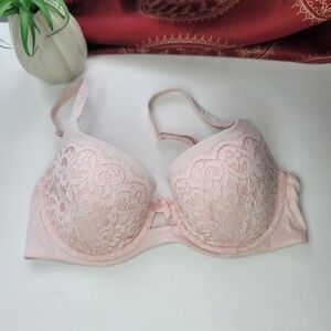 Victoria's Secret Lined Demi Bra Pink Size 34D